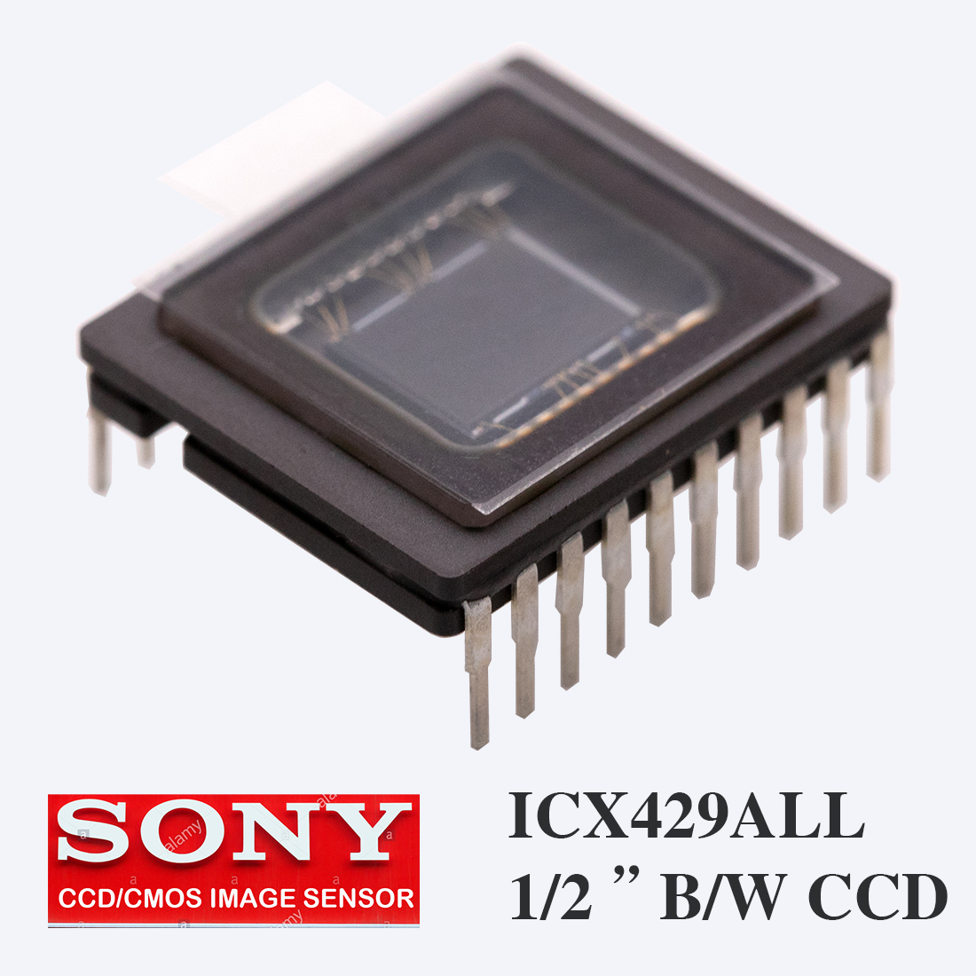 ICX429ALL,索尼1/2 CCD黑白图像传感器，工业相机黑白图像传感器，1/2 CCD B/W SENSOR, SECURITY CAMERA B/W CCD SENSOR, Industrial camera 1/2 CCD SENSOR，监控安防黑白摄像机1/2 CCD