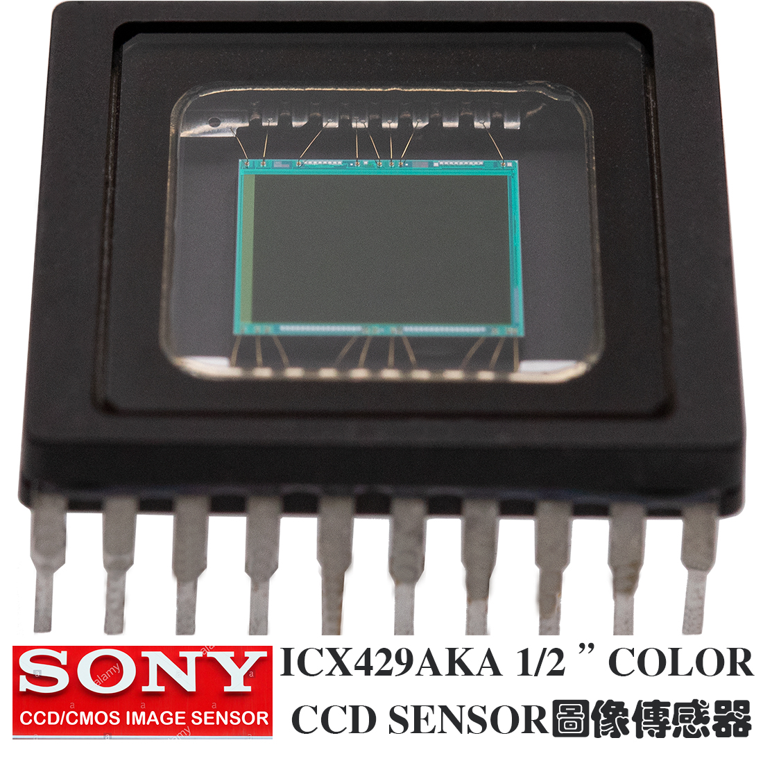 ICX429AKA 1/2-inch CCD,索尼SONY二分之一英寸 CCD,模拟安防监控摄像机CCD SENSOR,大靶面彩色图像传感器模组,大尺寸CCD ,SONY CCD代理商