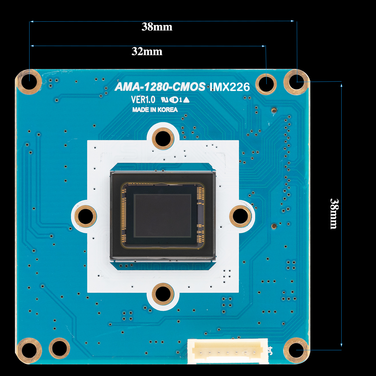 IMX226CQJ, AMA-1280 camera module，SONY IMAGE CMOS SENSOR,1/1.7-inch CMOS, 12.40Mp SENSOR, Color CMOS Image Sensor ,for 4K security camera, for industrial camera， 索尼背照式CMOS图像传感器，安防摄像机传感器，1/1.7工业相机图像传感器，4096X2160@60FPS camera sensor，Back-illuminated CMOS