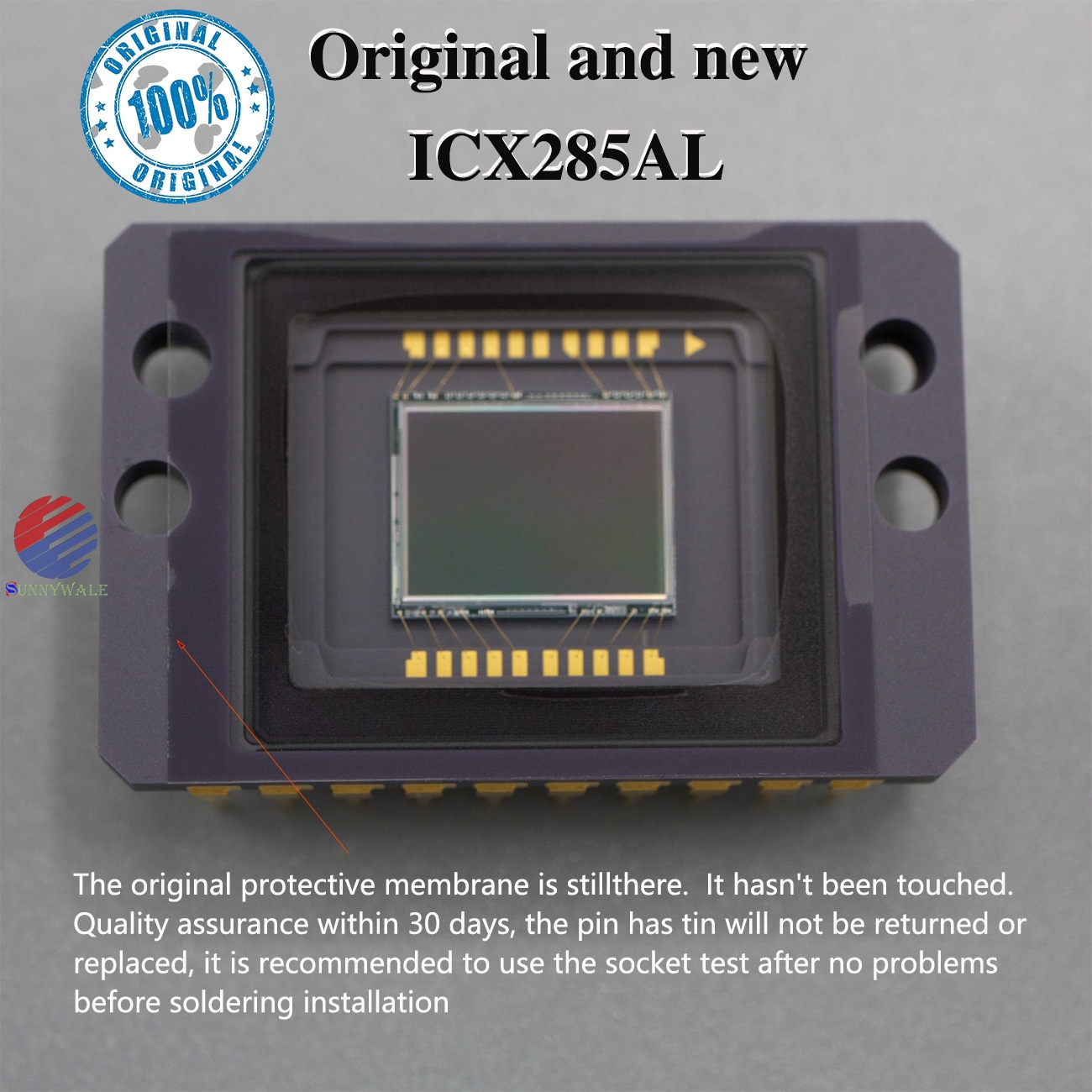 ICX285AL, SONY 2/3 CCD, SONY 4:3 sensor, Industrial camera CCD, High Speed Camera sensor, Industrial camera CCD, high frame rate CCD, high sampling rate image sensor, high resolution analog output CCD, 1.5 megapixel CCD, high resolution CCD, high-end industrial camera sensor, Black and white CCD, monochrome CCD, black and white industrial camera CCD, SONY black and white photosensitive chip, large size large pixel CCD