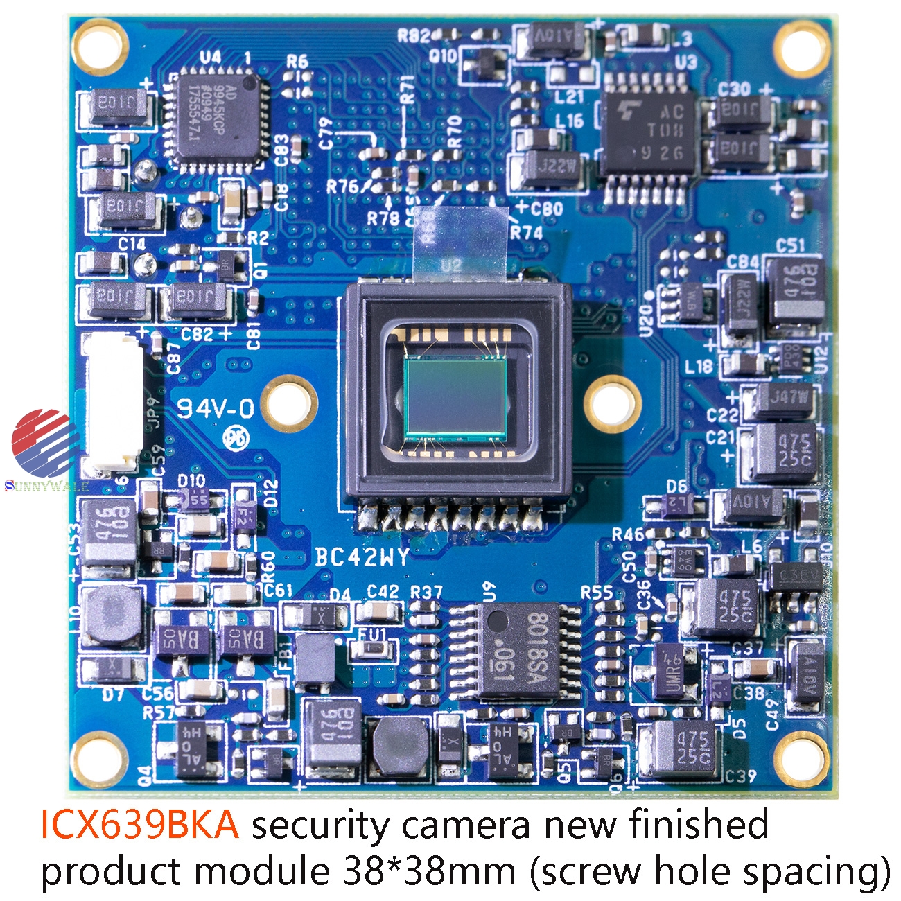 ICX639BKA, SONY SONY 1/3 CCD SENSOR, analog security camera module, 38x38mm module, multi-function camera module，BC42WY camera module