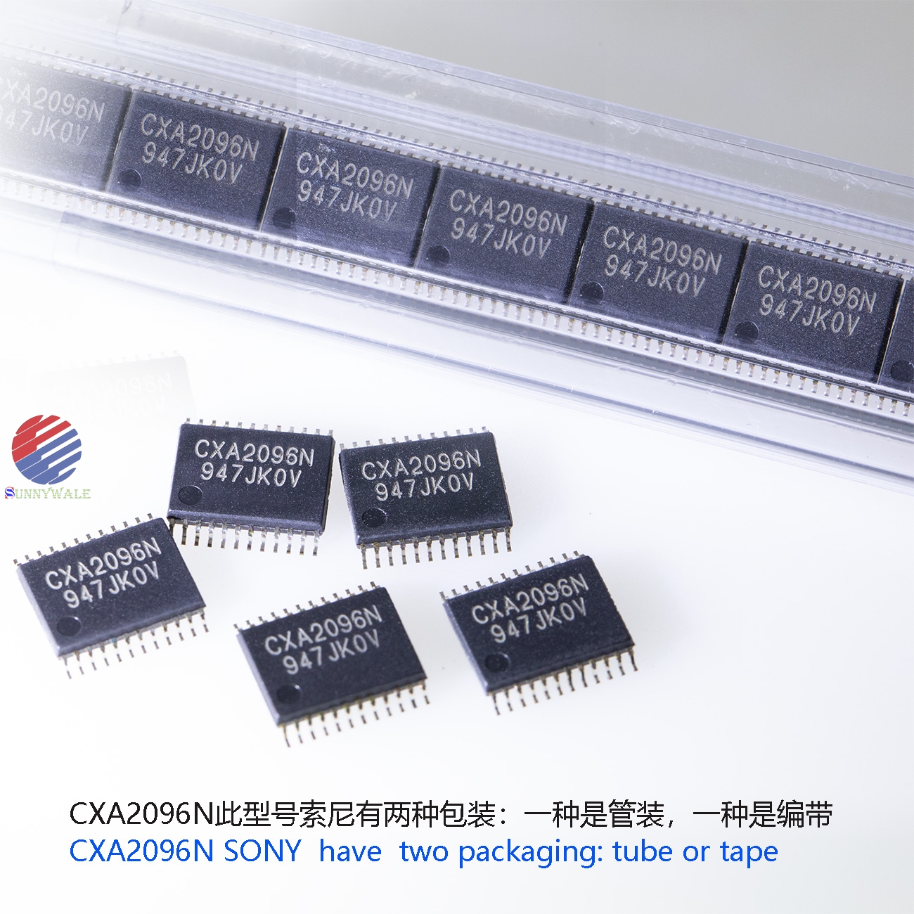 CXA2096N, SONY digital  head amplifier, SONY CDX3142R supporting IC, analog security camera video driver IC