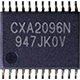 CXA2096N SONY digital head amplifier, analog security camera video driver IC, CDX3142R supporting IC