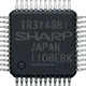 IR3Y48B1 SHARP CCD analog security camera LR38603 matching IC, CCD signal processing and digital interface IC
