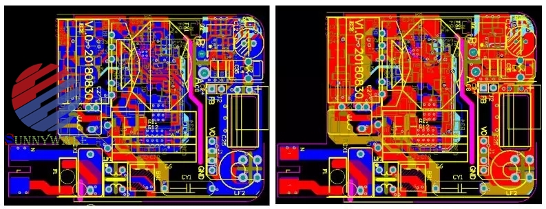 CY2311 circuit diagram, schematic diagram, 100 watt charger solution