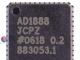 AD1888JCPZ ADI AC'97 SoundMAX Computer motherboard, sound card 5.1 channels, fiber coaxial audio 48KHZ (variable sampling rate 7*96Khz) codec, integrated CD,MIC input