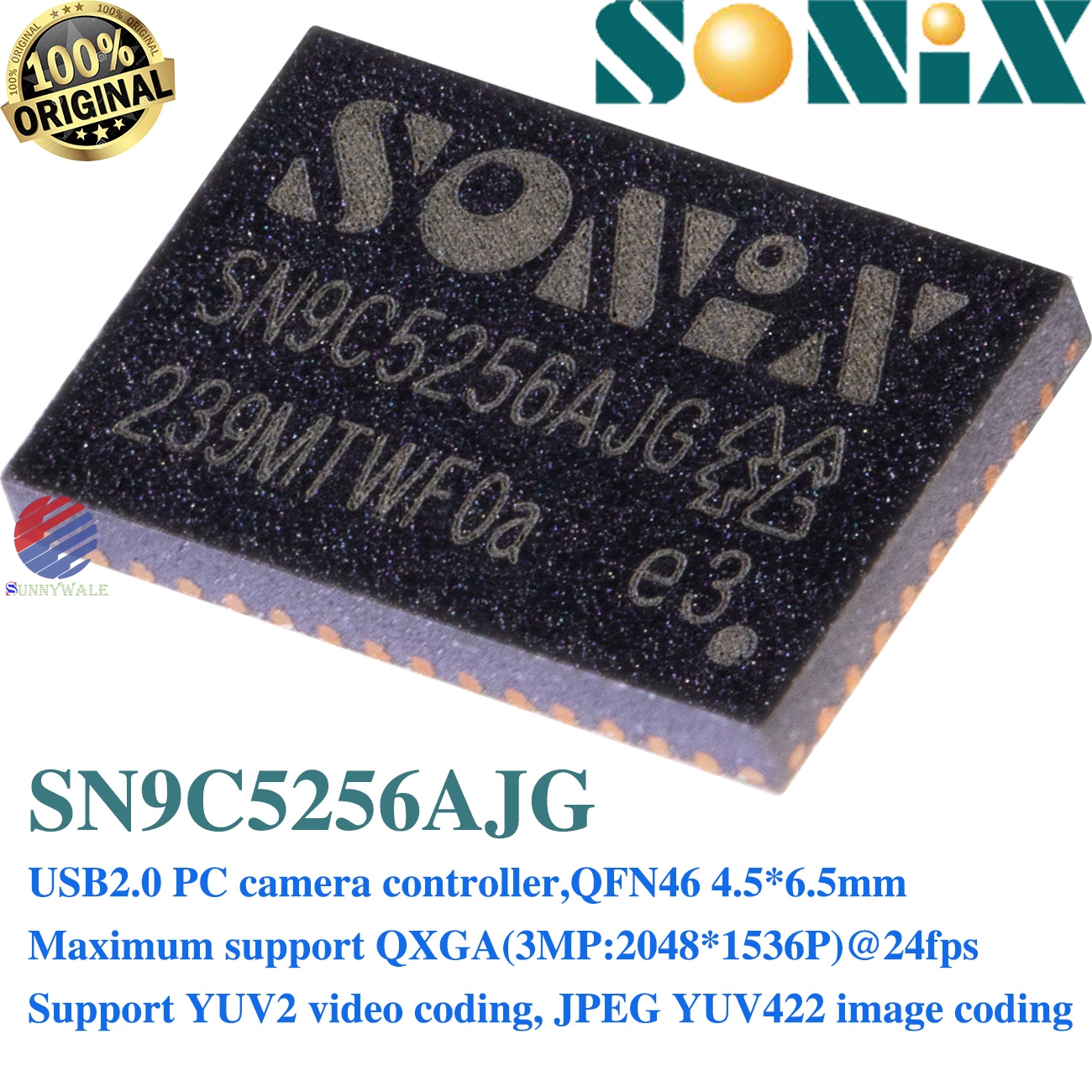 SN9C5256AJG datasheet