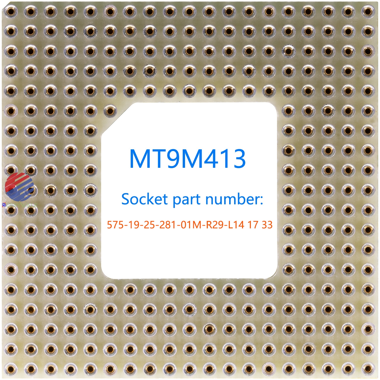 MT9M413C36STM/C datasheet,ANDON Socket 575-19-25-281-01M-R29-L14 17 33